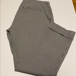 J Jill Premium bistretch black & white gingham